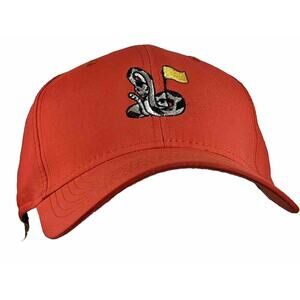 New Diamondback Golf Club Orange Adjustable Snapback Hat One Size NWT